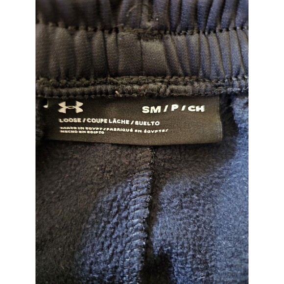Under Armour Sweatpants Mens Black Loose Fit Pants Size Small - Picture 5 of 7